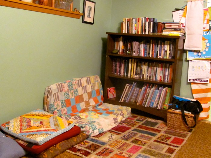 Our reading corner.